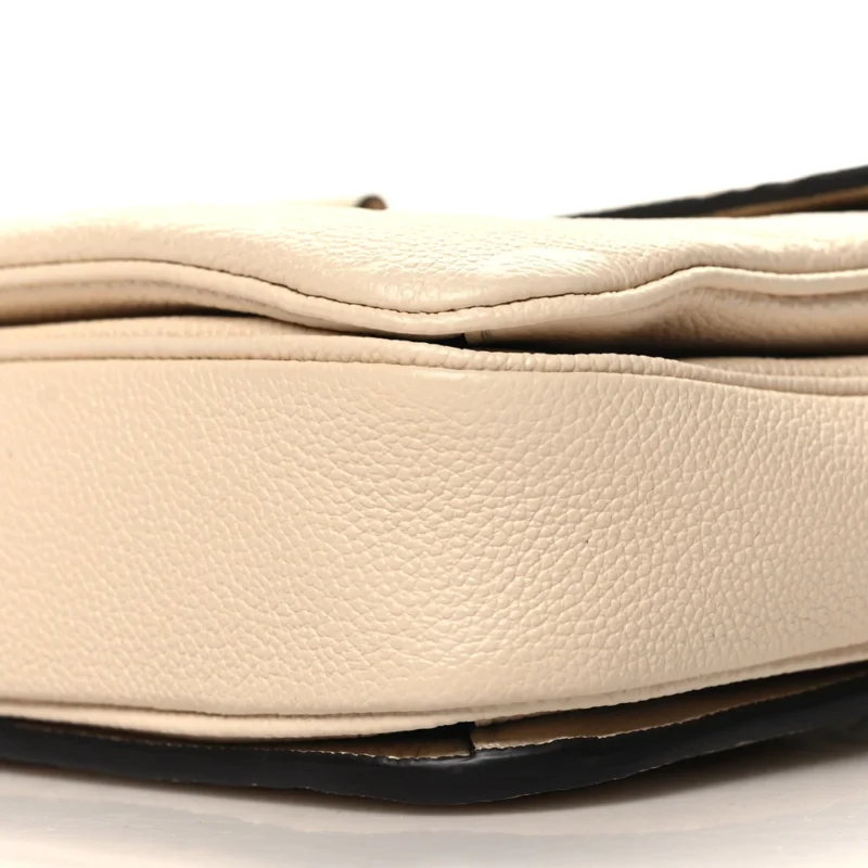 LOUIS VUITTON POCHETTE METIS PM CREME MONOGRAM EMPREINTE LEATHER BRASS HARDWARE - Image 5