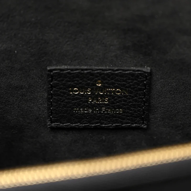 LOUIS VUITTON VICTOIRE MM BLACK MONOGRAM CANVAS BRASS HARDWARE - Image 2