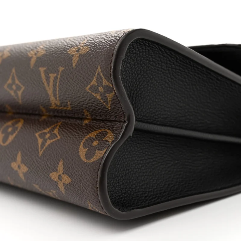 LOUIS VUITTON VICTOIRE MM BLACK MONOGRAM CANVAS BRASS HARDWARE - Image 5