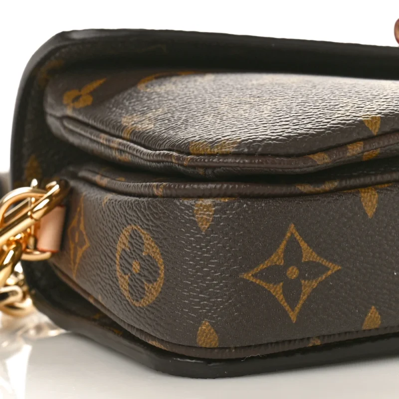 LOUIS VUITTON POCHETTE METIS EAST WEST PM MONOGRAM CANVAS GOLD HARDWARE - Image 5