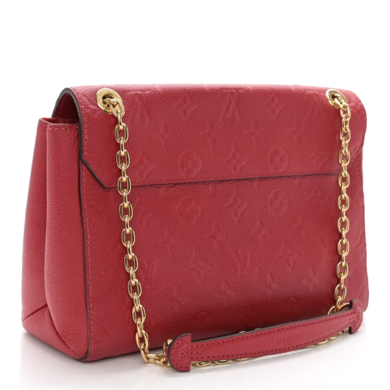 LOUIS VUITTON VAVIN PM SCARLET EMPREINTE LEATHER BRASS HARDWARE - Image 3