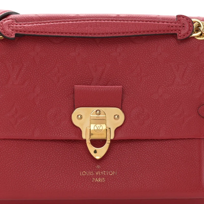 LOUIS VUITTON VAVIN PM SCARLET EMPREINTE LEATHER BRASS HARDWARE - Image 8