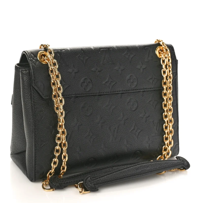 LOUIS VUITTON VAVIN PM BLACK EMPREINTE LEATHER BRASS HARDWARE - Image 3