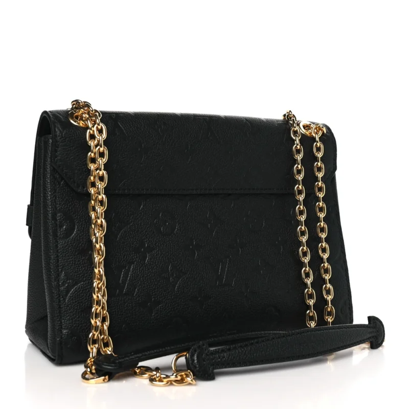LOUIS VUITTON VAVIN PM BLACK EMPREINTE LEATHER GOLD HARDWARE - Image 3