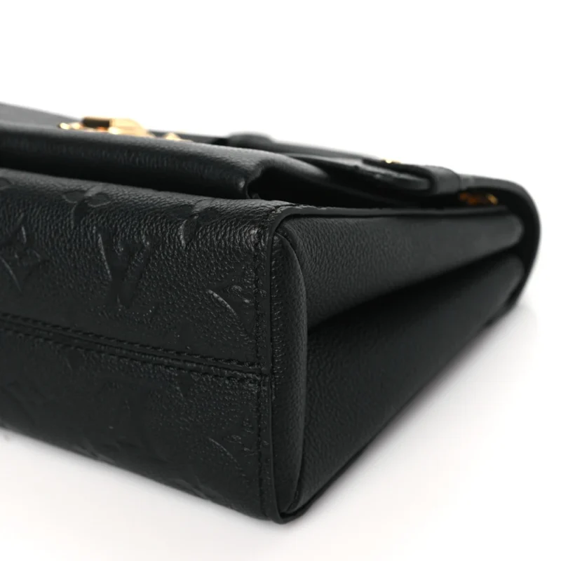 LOUIS VUITTON VAVIN PM BLACK EMPREINTE LEATHER GOLD HARDWARE - Image 4