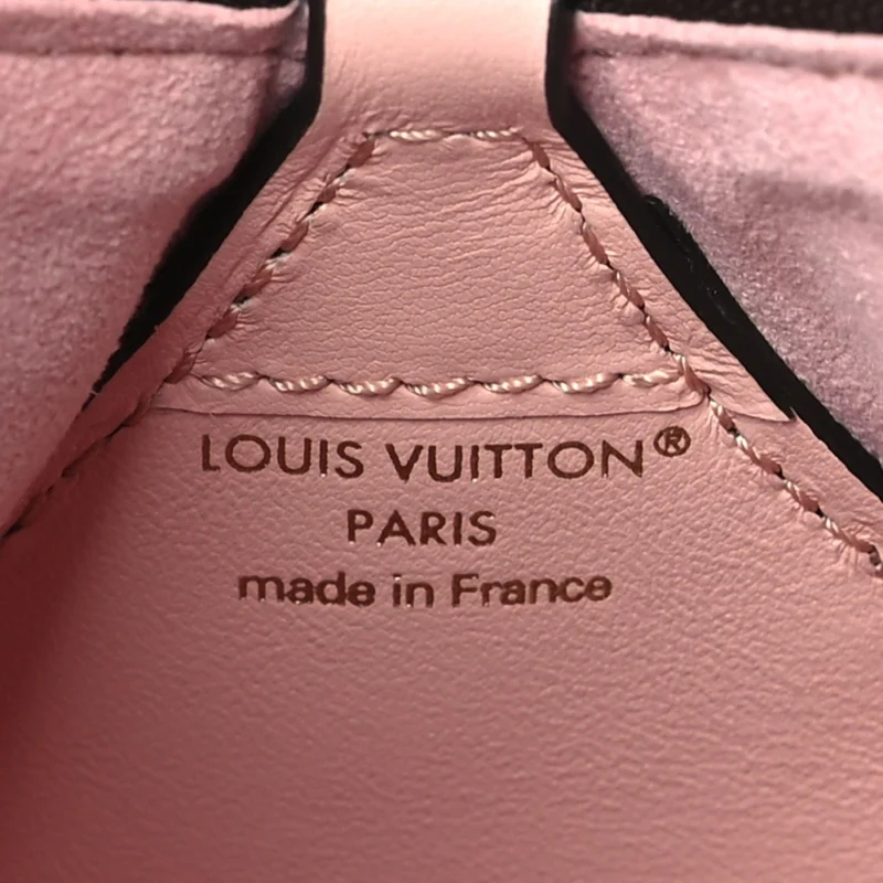 LOUIS VUITTON BLOOM POUCH PM ROSE JASMINE MONOGRAM CANVAS SILVER HARDWARE - Image 2