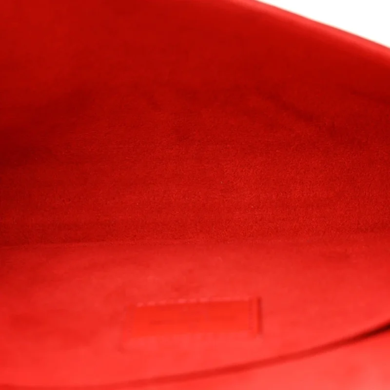 LOUIS VUITTON POCHETTE FELICIE BB COQUELICOT EPI LEATHER SILVER HARDWARE - Image 7