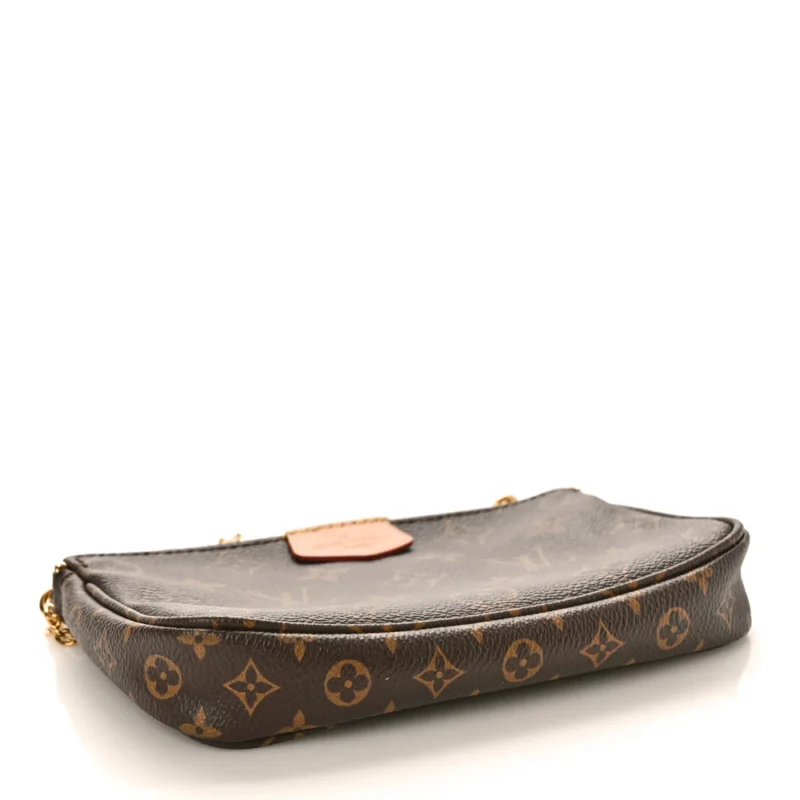 LOUIS VUITTON MULTI POCHETTE ACCESSORIES MINI POCHETTE MONOGRAM CANVAS GOLD HARDWARE - Image 4