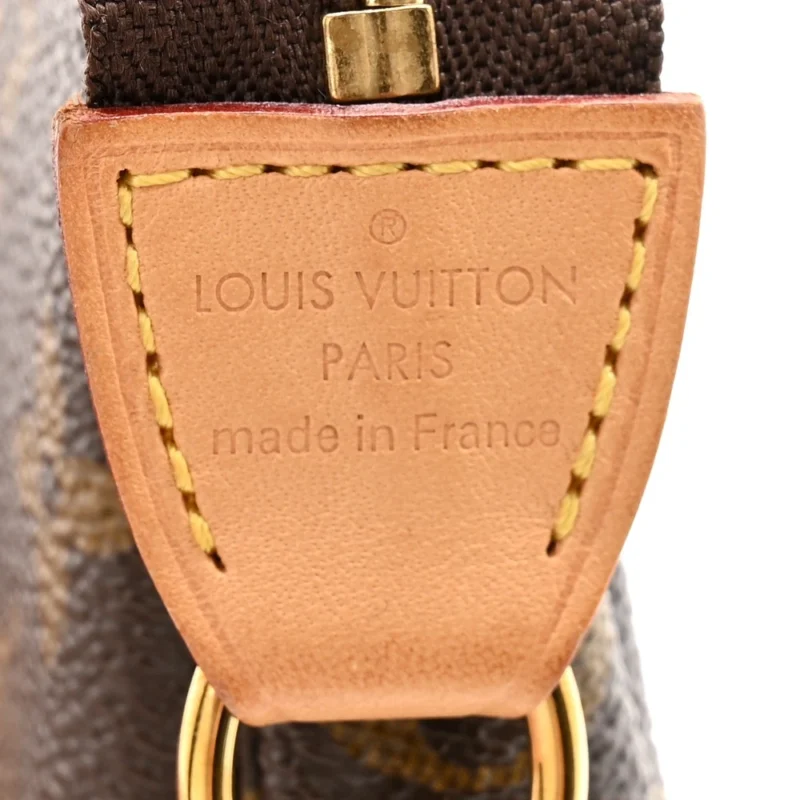 LOUIS VUITTON MINI POCHETTE ACCESSOIRES MONOGRAM CANVAS GOLD HARDWARE - Image 2