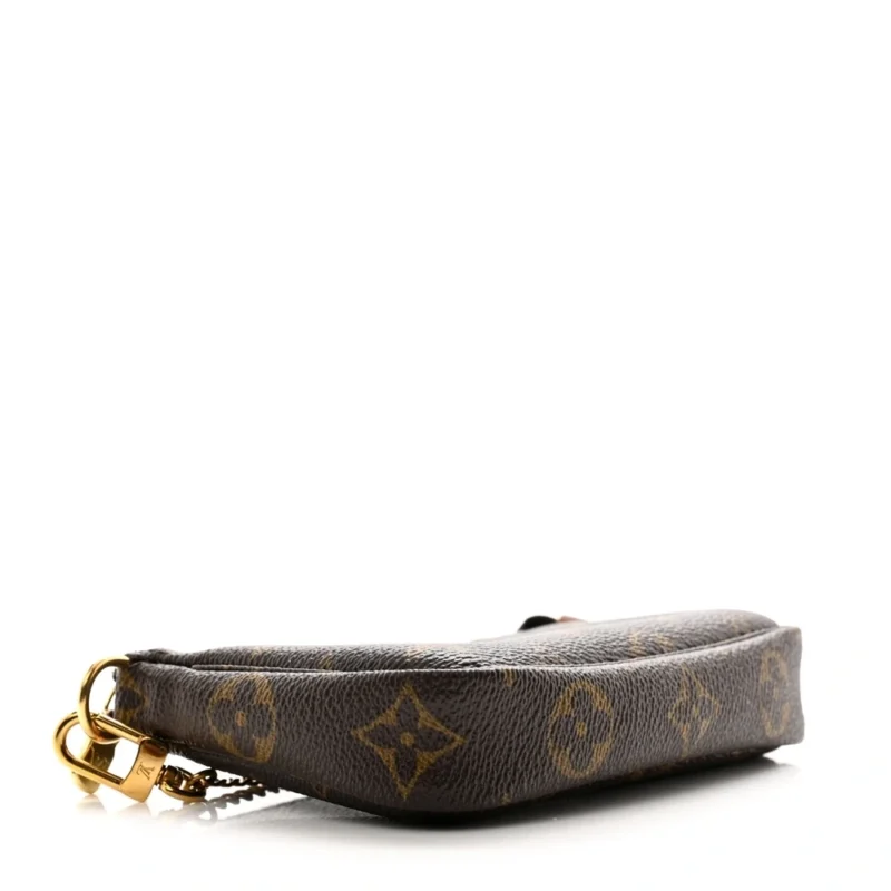 LOUIS VUITTON MINI POCHETTE ACCESSOIRES MONOGRAM CANVAS GOLD HARDWARE - Image 4
