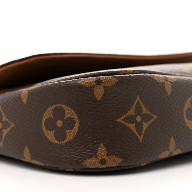 LOUIS VUITTON IVY WALLET ON CHAIN PM MONOGRAM CANVAS GOLD HARDWARE - Image 4