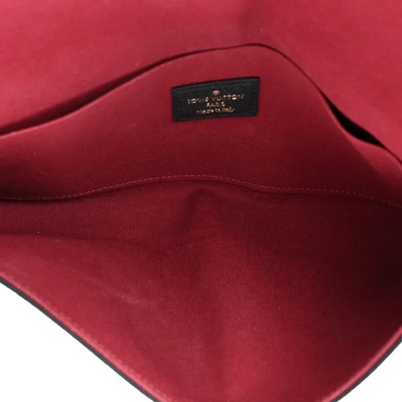 LOUIS VUITTON FELICIE POCHETTE PM BLACK/BEIGE GIANT MONOGRAM EMPREINTE LEATHER GOLD HARDWARE - Image 7