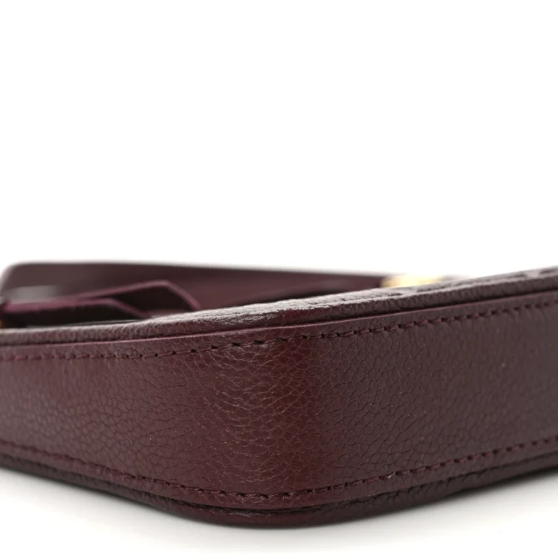 LOUIS VUITTON EASY POUCH ON STRAP PM WINE EMPREINTE LEATHER - Image 5