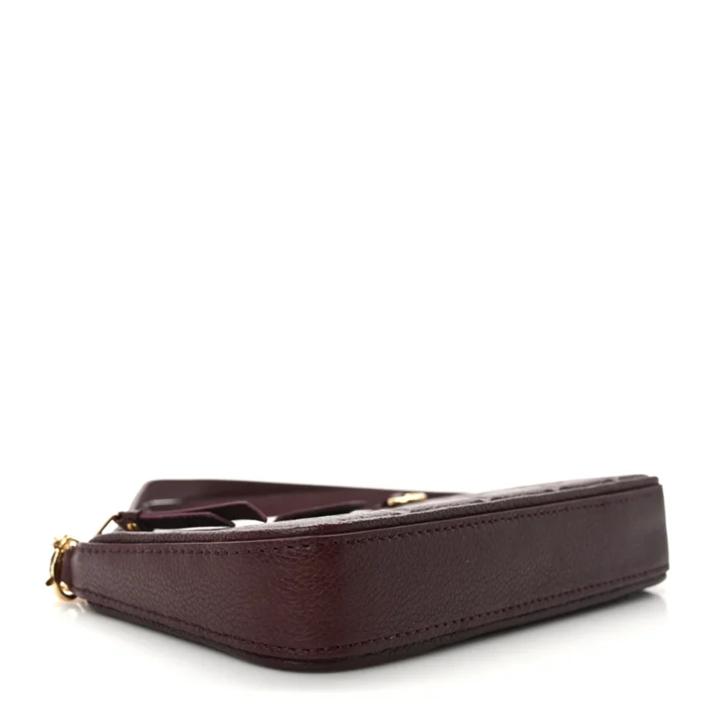 LOUIS VUITTON EASY POUCH ON STRAP PM WINE EMPREINTE LEATHER - Image 6
