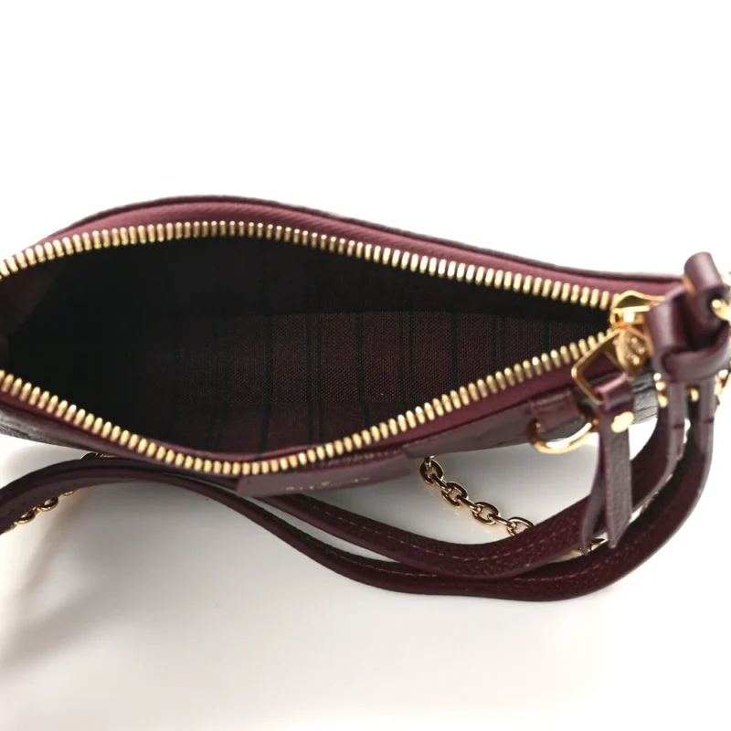 LOUIS VUITTON EASY POUCH ON STRAP PM WINE EMPREINTE LEATHER - Image 7