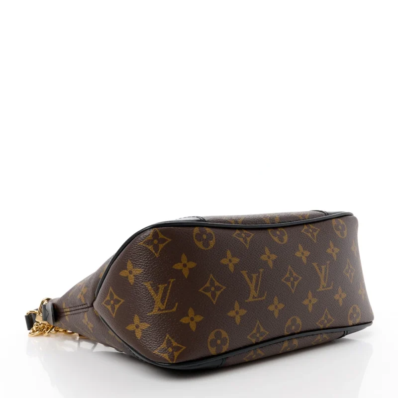 LOUIS VUITTON BOULOGNE NM PM BLACK MONOGRAM CANVAS GOLD HARDWARE - Image 6