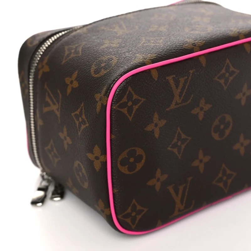LOUIS VUITTON NICE BB FUCHSIA MONOGRAM MACASSAR CANVAS - Image 4
