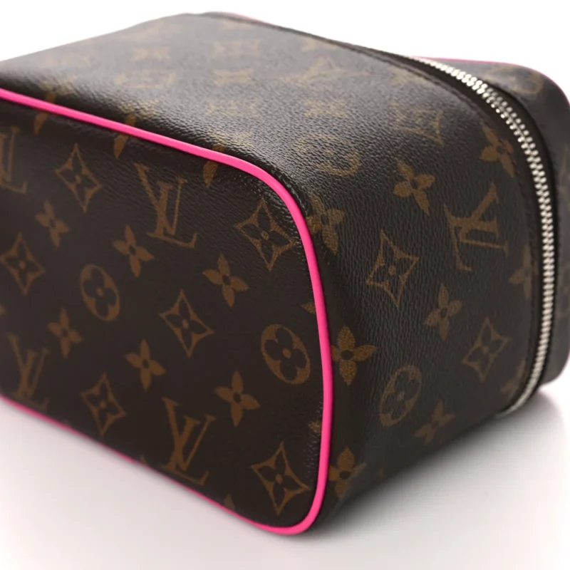 LOUIS VUITTON NICE BB FUCHSIA MONOGRAM MACASSAR CANVAS - Image 5