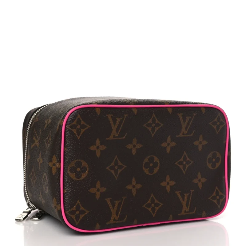 LOUIS VUITTON NICE BB FUCHSIA MONOGRAM MACASSAR CANVAS - Image 6