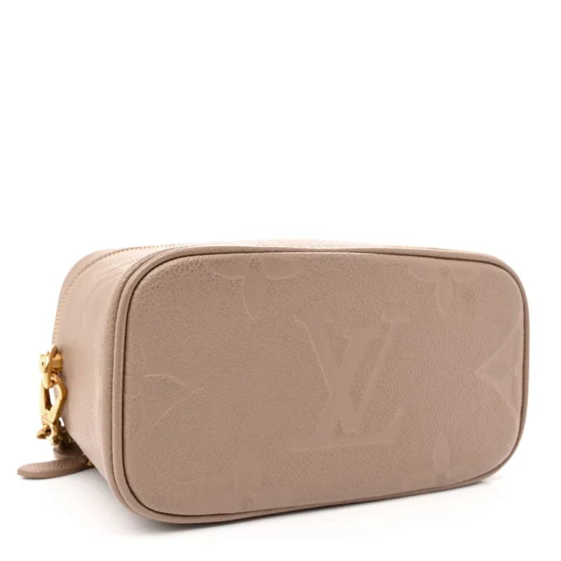 LOUIS VUITTON VANITY PM TOURTERELLE GIANT MONOGRAM EMPREINTE LEATHER GOLD HARDWARE - Image 6