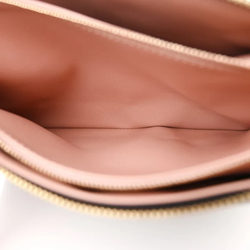 LOUIS VUITTON COUSSIN PM BLACK EMBOSSED MONOGRAM LAMBSKIN LEATHER GOLD HARDWARE - Image 8