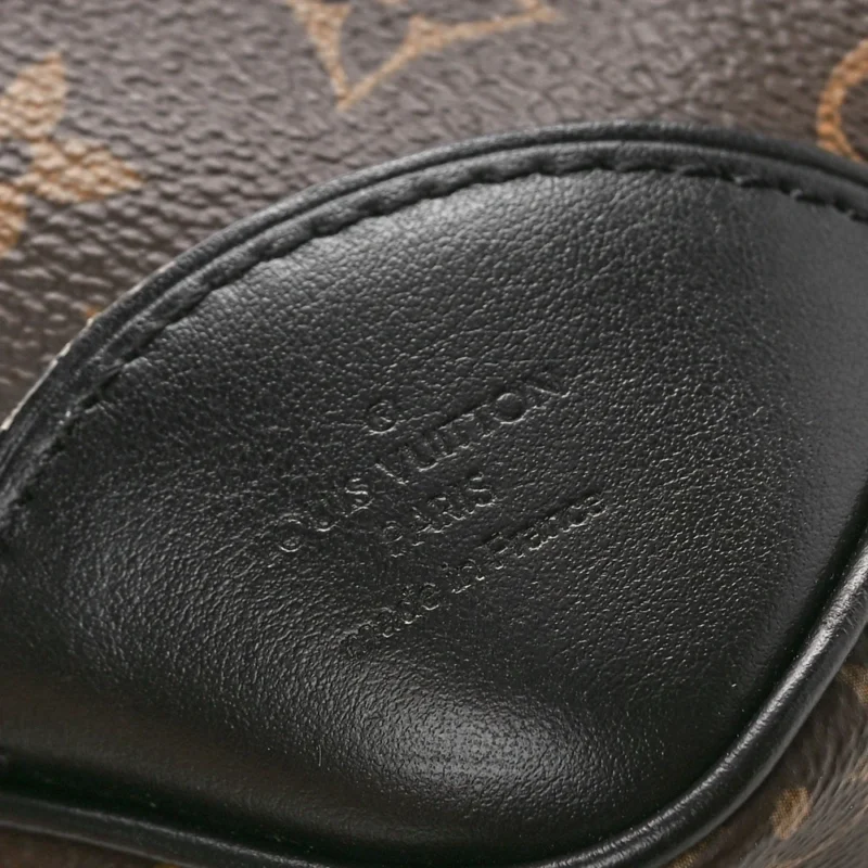 LOUIS VUITTON ODEON MM BLACK MONOGRAM CANVAS GOLD HARDWARE - Image 2