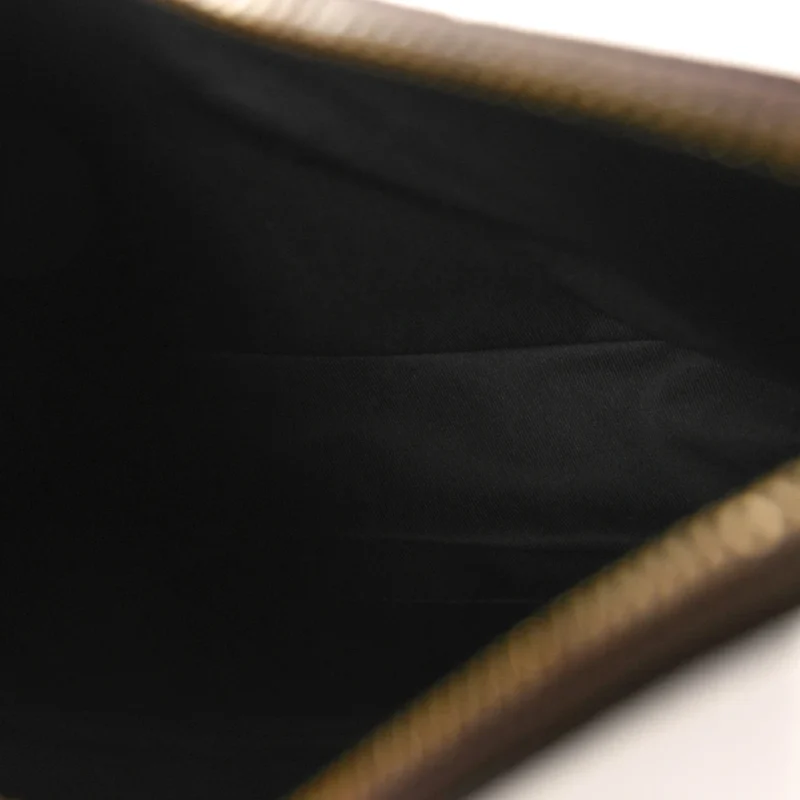 LOUIS VUITTON ODEON PM BLACK MONOGRAM CANVAS BRASS HARDWARE - Image 7