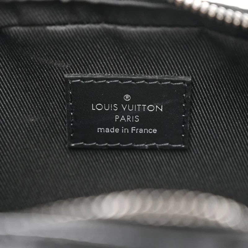 LOUIS VUITTON NANO PORTE DOCUMENTS VOYAGE BB BLACK MONOGRAM ECLIPSE CANVAS SILVER HARDWARE - Image 2