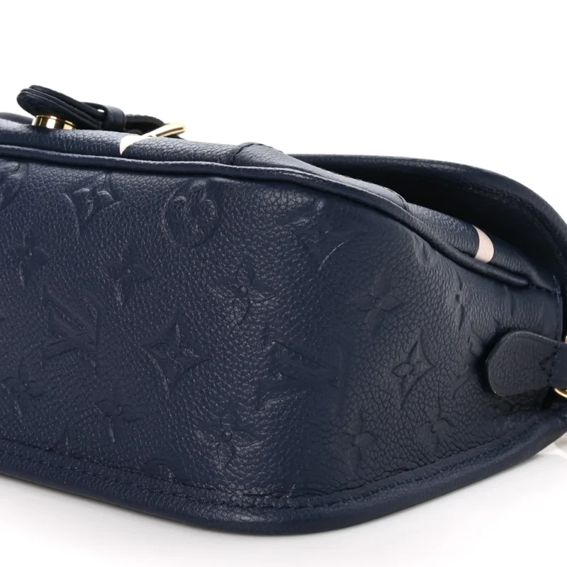LOUIS VUITTON DIANE PM NAVY/CREME GIANT MONOGRAM EMPREINTE LEATHER - Image 4