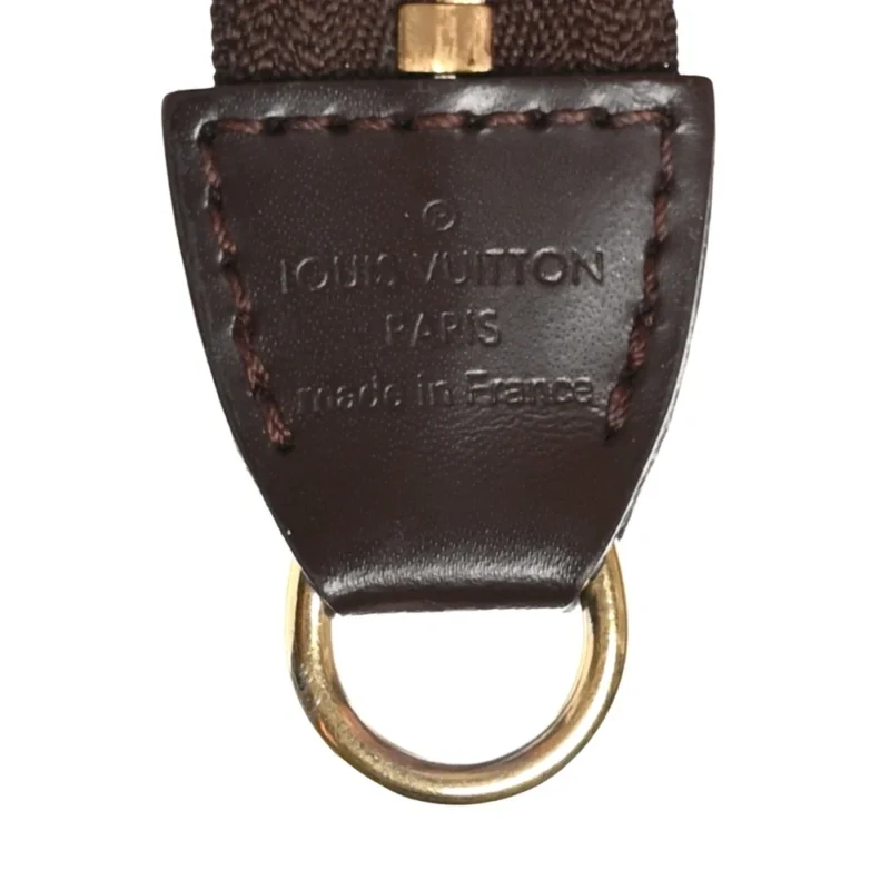 LOUIS VUITTON POCHETTE ACCESSOIRES NM PM DAMIER EBENE CANVAS GOLD HARDWARE - Image 2