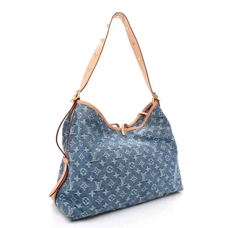 LOUIS VUITTON CARRYALL MM BLUE MONOGRAM DENIM - Image 3