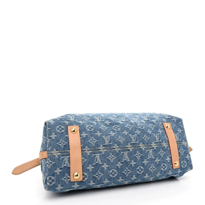 LOUIS VUITTON CARRYALL MM BLUE MONOGRAM DENIM - Image 6