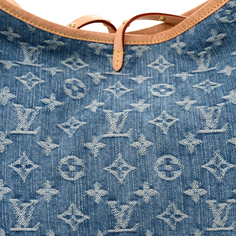 LOUIS VUITTON CARRYALL MM BLUE MONOGRAM DENIM - Image 8