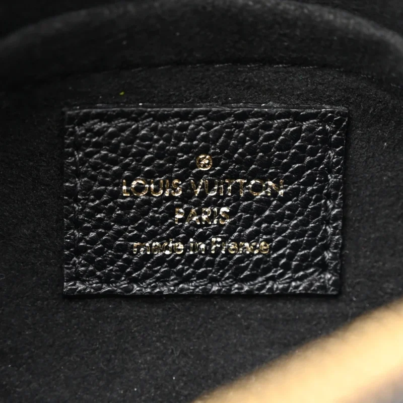 LOUIS VUITTON PAPILLON BB BLACK/BEIGE GIANT MONOGRAM EMPREINTE LEATHER GOLD HARDWARE - Image 2