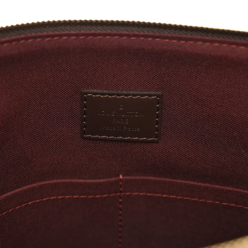 LOUIS VUITTON IENA MM DAMIER EBENE CANVAS BRASS HARDWARE - Image 2