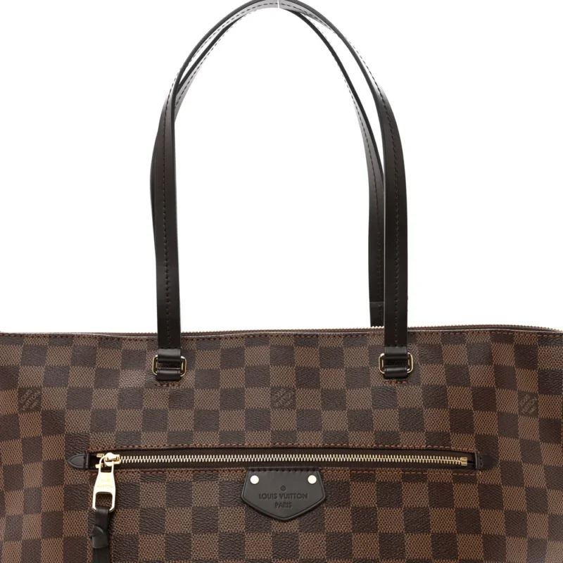 LOUIS VUITTON IENA MM DAMIER EBENE CANVAS BRASS HARDWARE - Image 8