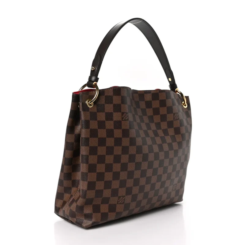 LOUIS VUITTON GRACEFUL PM DAMIER EBENE CANVAS GOLD HARDWARE - Image 3