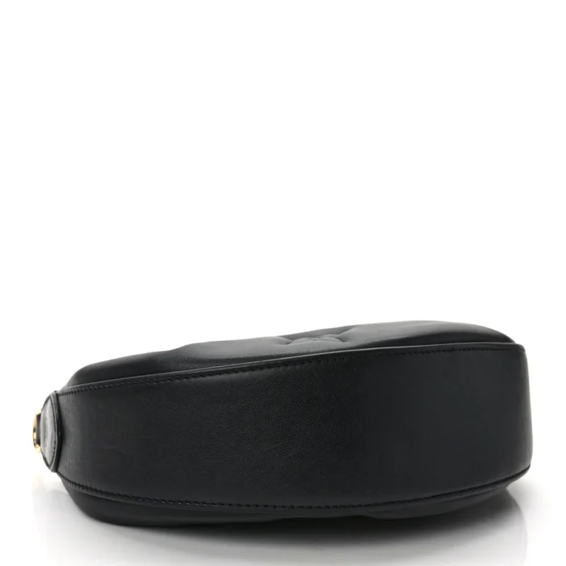 LOUIS VUITTON BUBBLEGRAM OVER THE MOON PM BLACK CALFSKIN LEATHER GOLD HARDWARE - Image 6