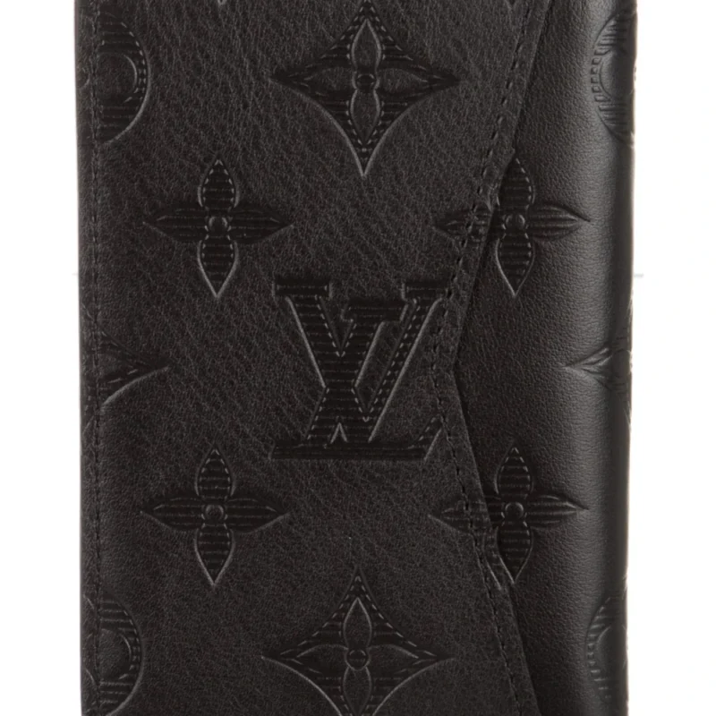 LOUIS VUITTON SMALL POCKET ORGANIZER BLACK MONOGRAM CALFSKIN LEATHER - Image 2