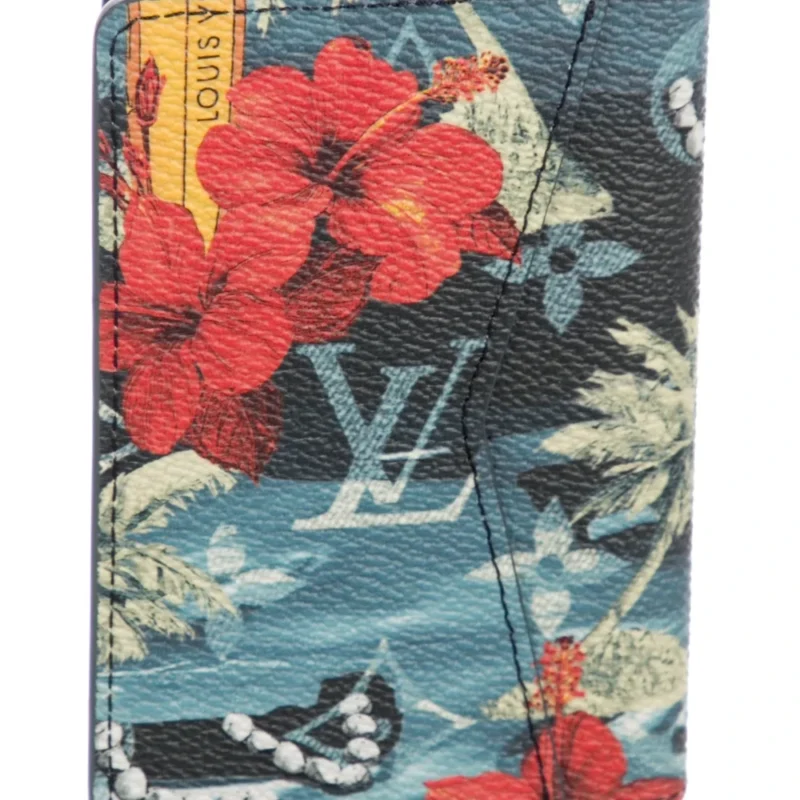 LOUIS VUITTON MEDIUM CARD HOLDER BLUE PRINTED EPI LEATHER - Image 2
