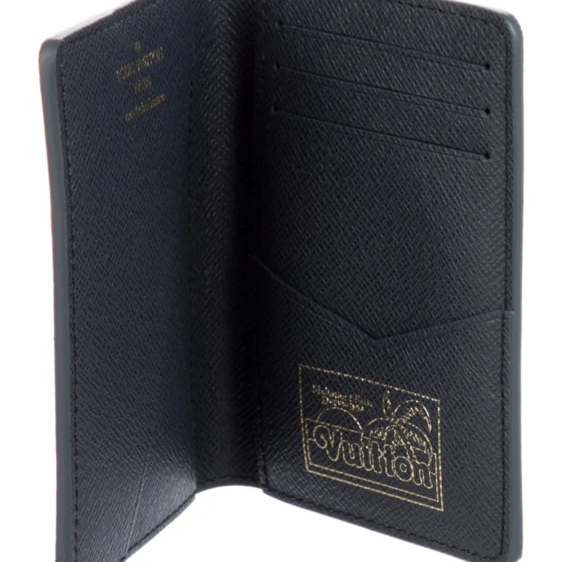 LOUIS VUITTON MEDIUM CARD HOLDER BLUE PRINTED EPI LEATHER - Image 3