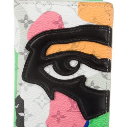 LOUIS VUITTON MEDIUM MULTIPLE WALLET MULTICOLOR LV MONOGRAM COATED CANVAS