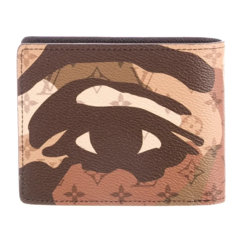 LOUIS VUITTON MEDIUM MULTIPLE WALLET BROWN PRINTED MONOGRAM CANVAS - Image 2