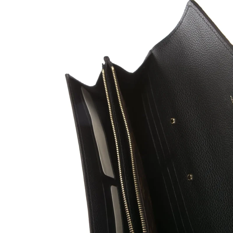 LOUIS VUITTON MEDIUM PALLAS WALLET MONOGRAM COATED CANVAS BRASS HARDWARE - Image 3