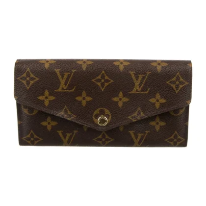 LOUIS VUITTON MEDIUM SARAH WALLET MONOGRAM COATED CANVAS