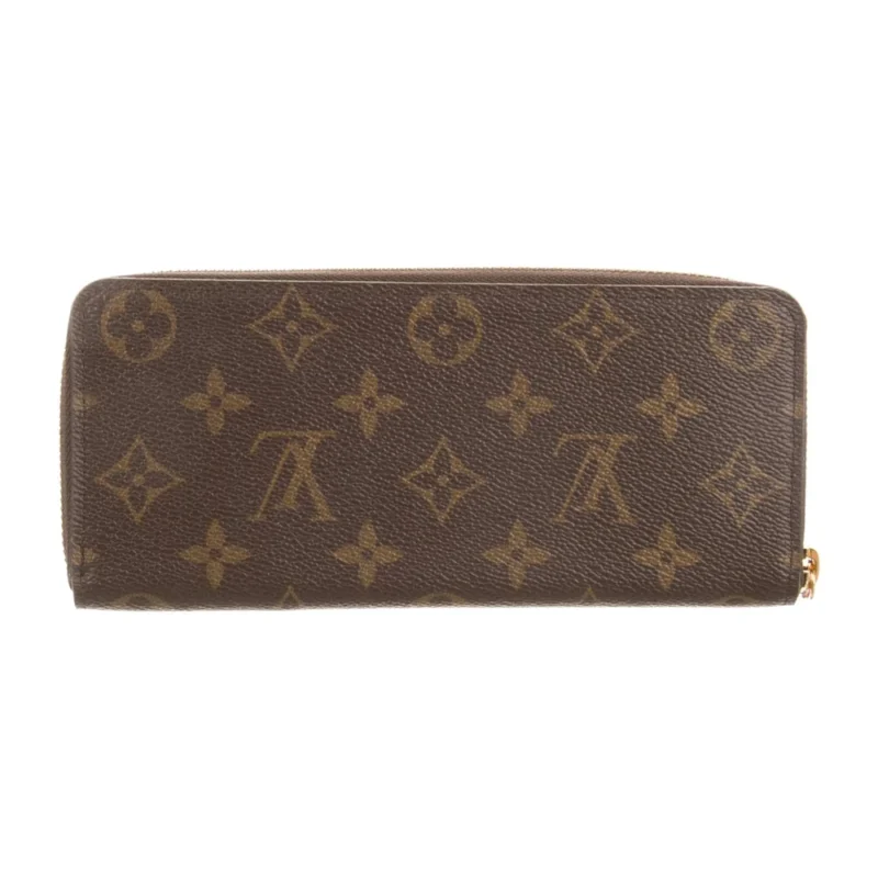 LOUIS VUITTON CLEMENCE WALLET MONOGRAM CANVAS GOLD HARDWARE - Image 2
