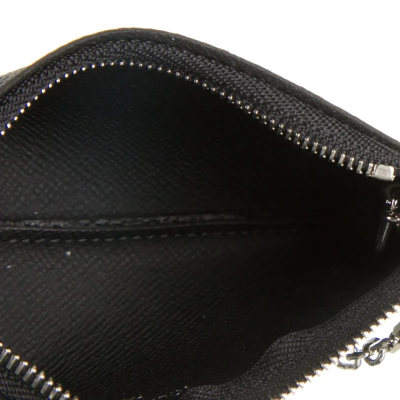 LOUIS VUITTON SMALL KEY HOLDER BLACK/GREY DAMIER GRAPHITE PATTERN CANVAS SILVER HARDWARE - Image 3