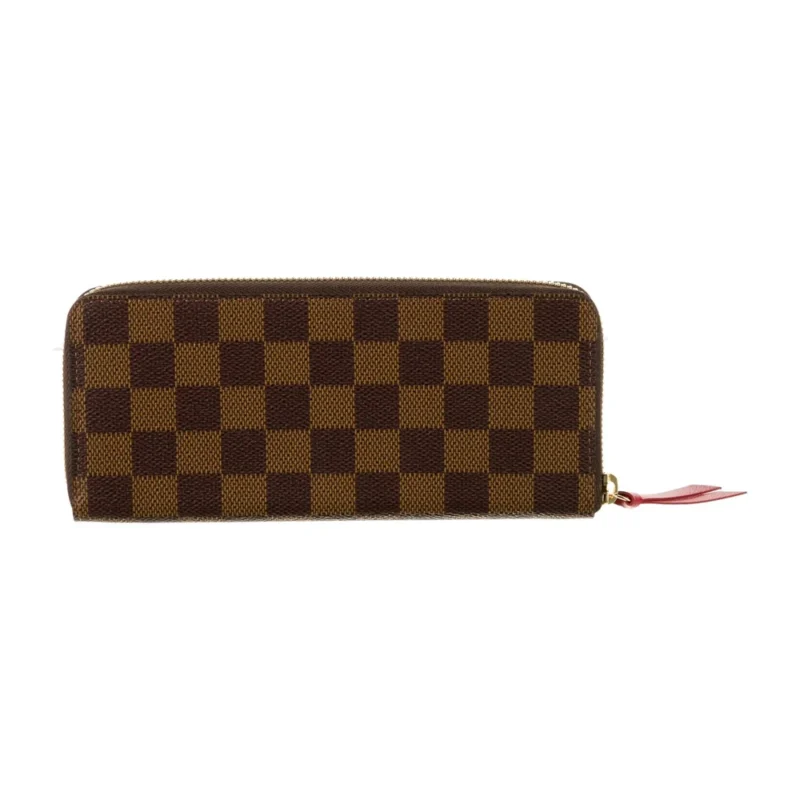 LOUIS VUITTON SMALL VICTORINE WALLET DAMIER AZUR COATED CANVAS GOLD HARDWARE - Image 2