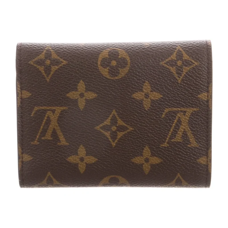 LOUIS VUITTON SMALL VICTORINE WALLET BROWN LV MONOGRAM COATED CANVAS BRASS HARDWARE - Image 2
