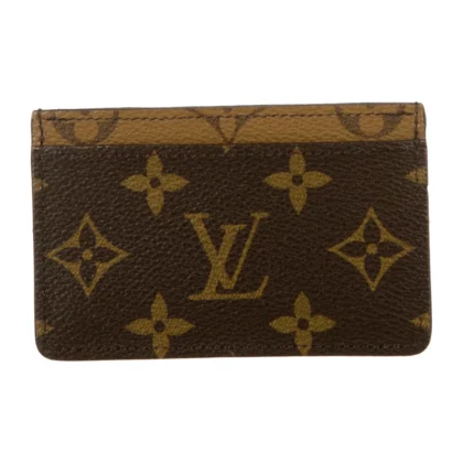 LOUIS VUITTON SMALL MULTICARTES CARD HOLDER MONOGRAM REVERSE COATED CANVAS